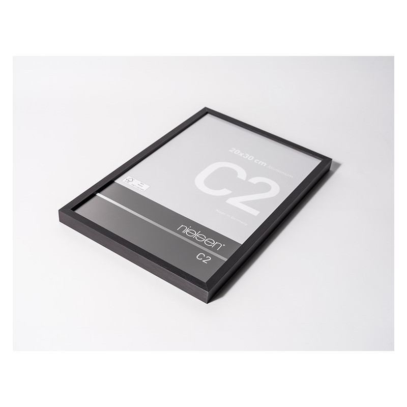 Cadre photo Nielsen® C2 noir mat brossé