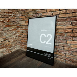 Nielsen® cadre C2 noir mat brossé