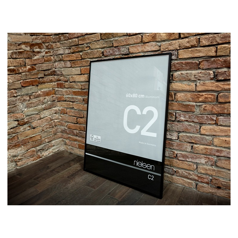Cadre photo Nielsen® C2 noir mat brossé