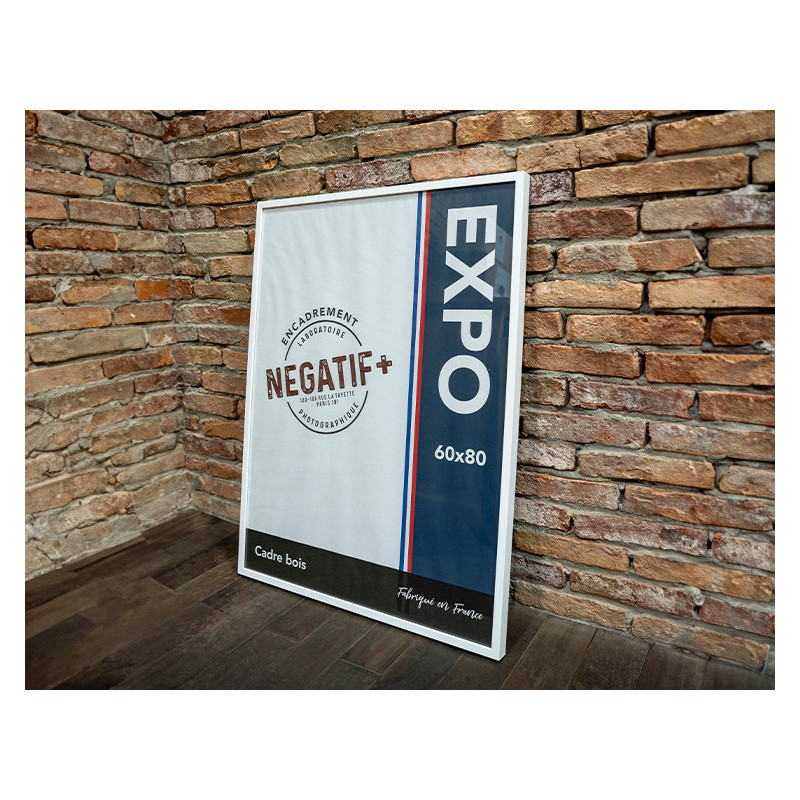 NEGATIF+ cadre EXPO blanc