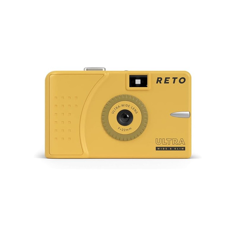 RETO Ultra Wide & Slim Appareil photo 35 mm - Jaune