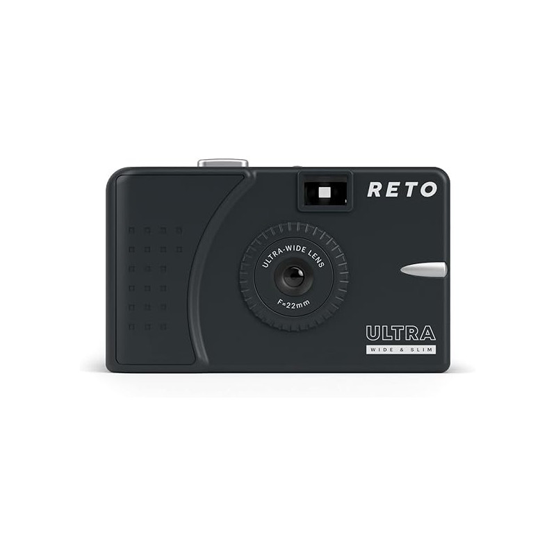 RETO Ultra Wide & Slim Appareil photo 35 mm - Noir