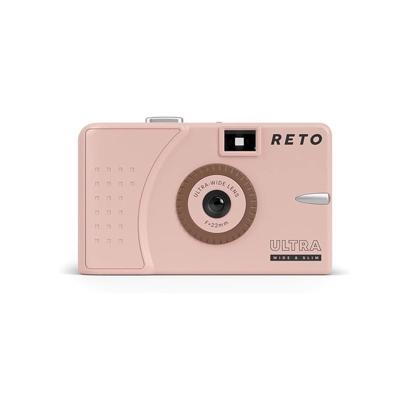 RETO Ultra Wide & Slim Appareil photo 35 mm - Rose