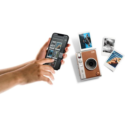 Fujifilm Instax Mini Evo Brown avec écran de contrôle