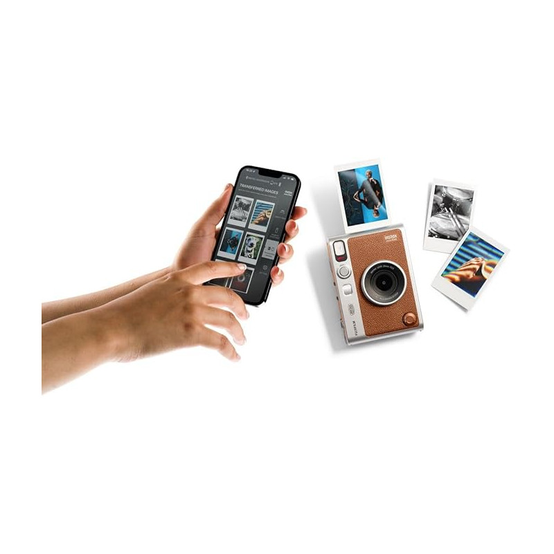 Fujifilm Instax Mini Evo Brown avec écran de contrôle
