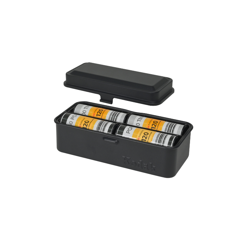 Boite KODAK pour pellicules argentique - 10 x 135mm ou 8 x 120mm - Noir