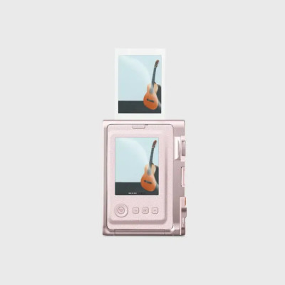 Fujifilm Instax Mini Evo Rose avec écran de contrôle