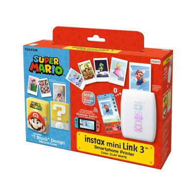 Pack Mario INSTAX MINI LINK / Clay White