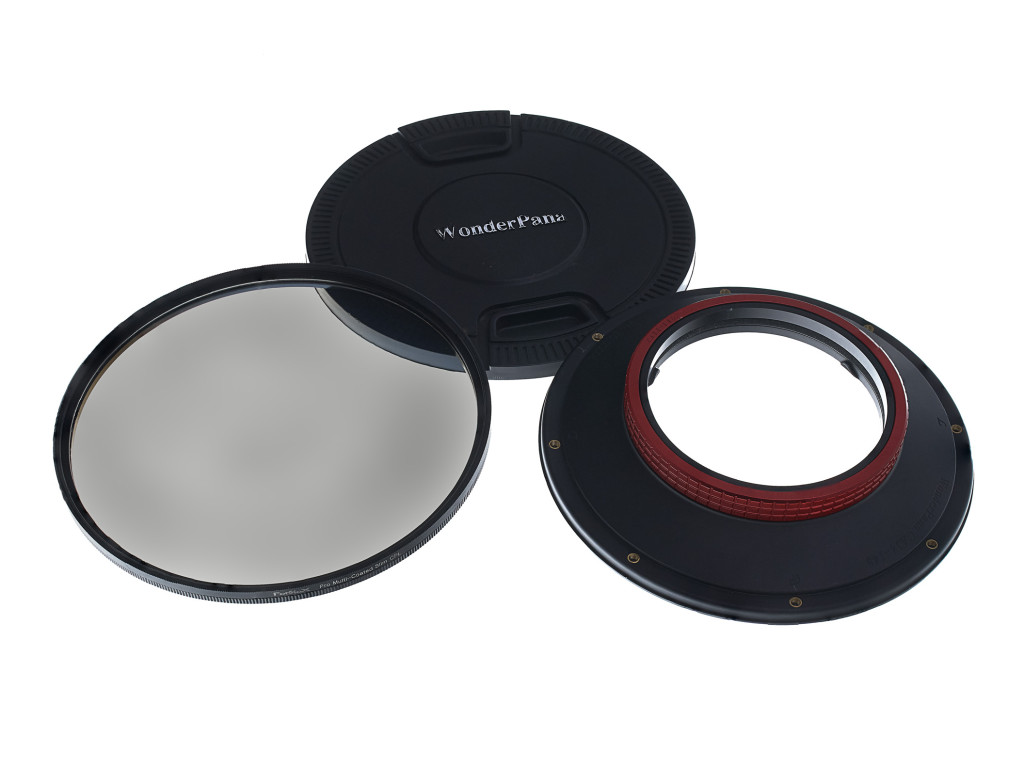 FILTRE POLARISANT WONDERPANA AVEC PORTE FILTRE POUR OBJECTIF GRAND’ANGLE CANON 14 MM EF 