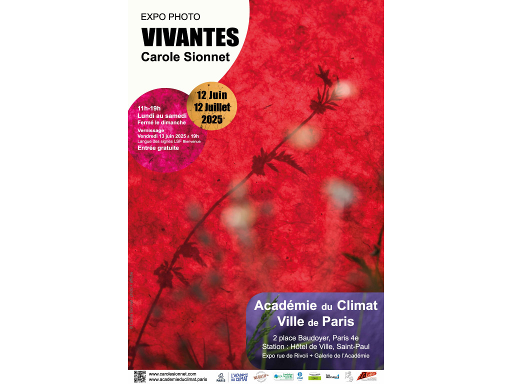 VIVANTES exposition de Carole Sionnet